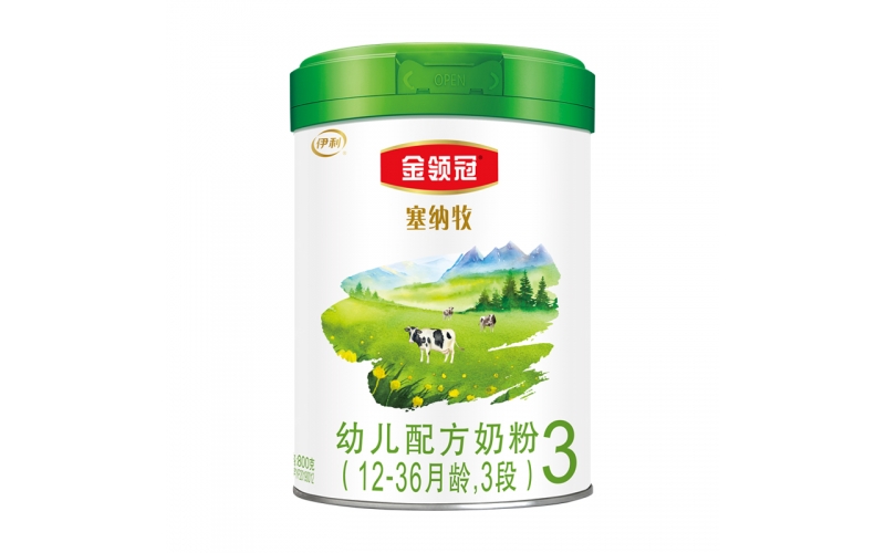 伊利奶粉 金領(lǐng)冠系列 塞納牧幼兒有機配方奶粉 3段800g（12-36個(gè)月幼兒適用）