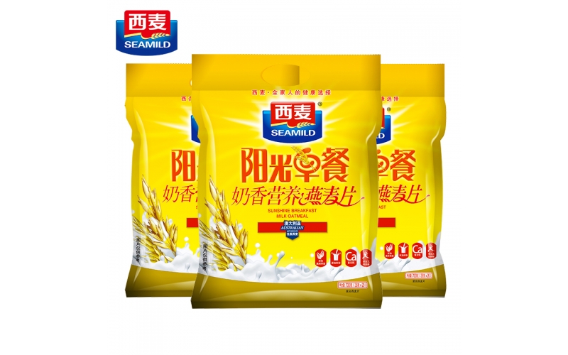 西麥 燕麥片 營(yíng)養早餐食品 即食 陽(yáng)光早餐奶香營(yíng)養 谷物代餐麥片700g（35g-20小袋）獨立包裝