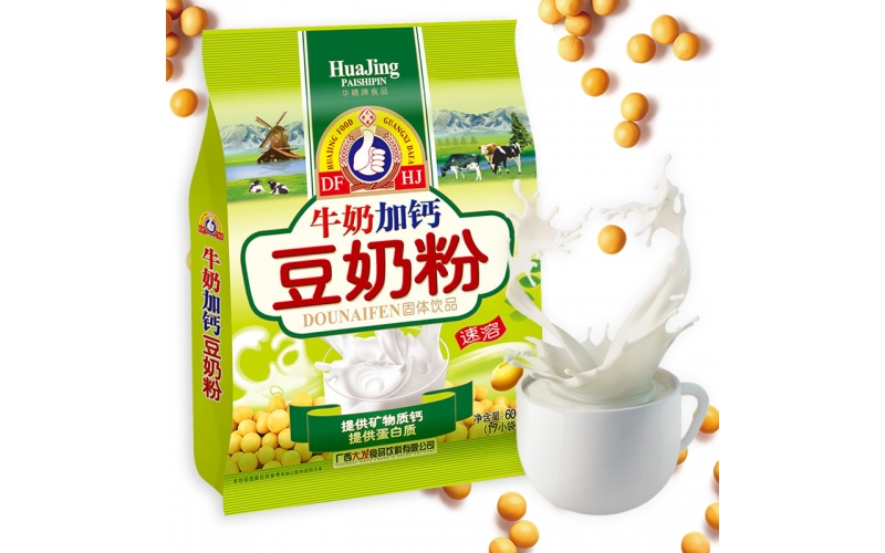 華精牛奶加鈣豆奶粉 智力燕麥片旗下品牌 獨立小包裝600g