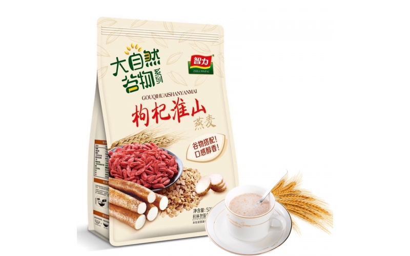 智力 營(yíng)養早餐代餐 即食淮山枸杞澳洲復合燕麥片 520g（40g-13小袋）