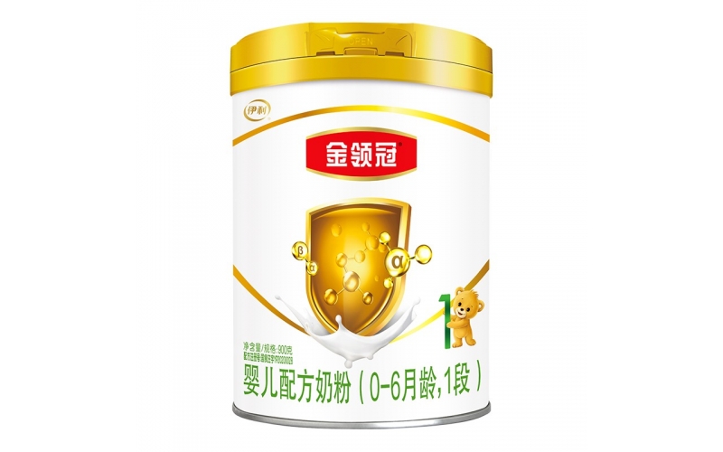 伊利奶粉 金領(lǐng)冠系列 嬰兒配方奶粉 1段 900g （0-6月嬰兒適用）