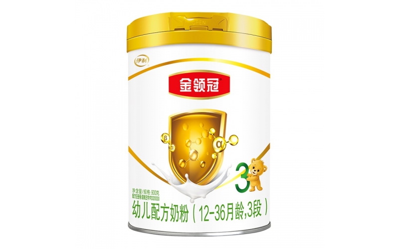 伊利奶粉 金領(lǐng)冠系列 幼兒配方奶粉 3段 900g（12-36月幼兒配方奶粉）