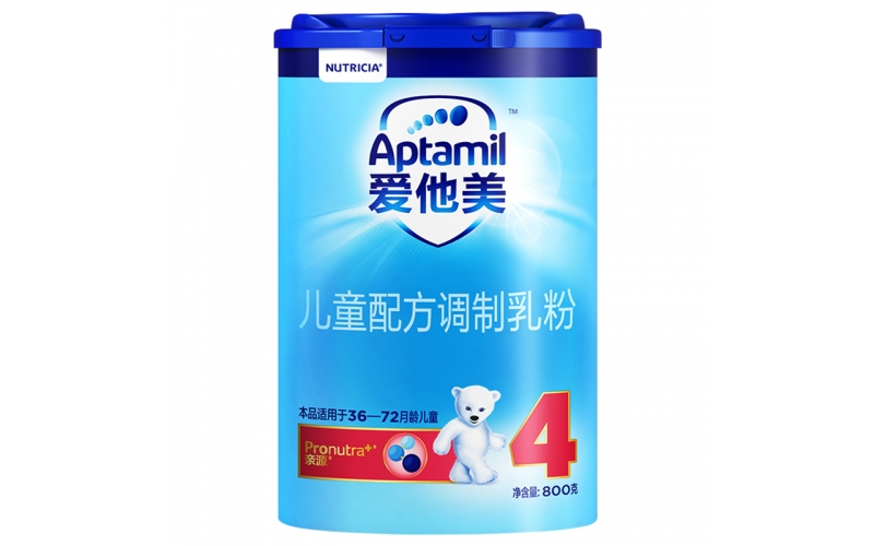 愛(ài)他美（Aptamil） 兒童配方奶粉（36–72月齡，4段）800g